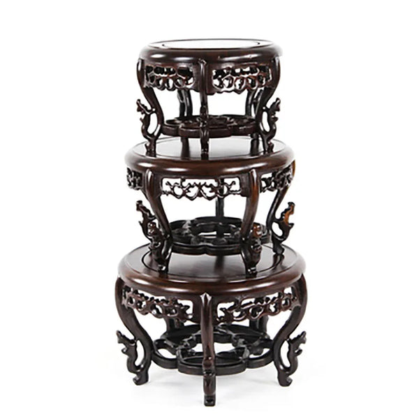 Redwood Carved Stand-ToShay.org