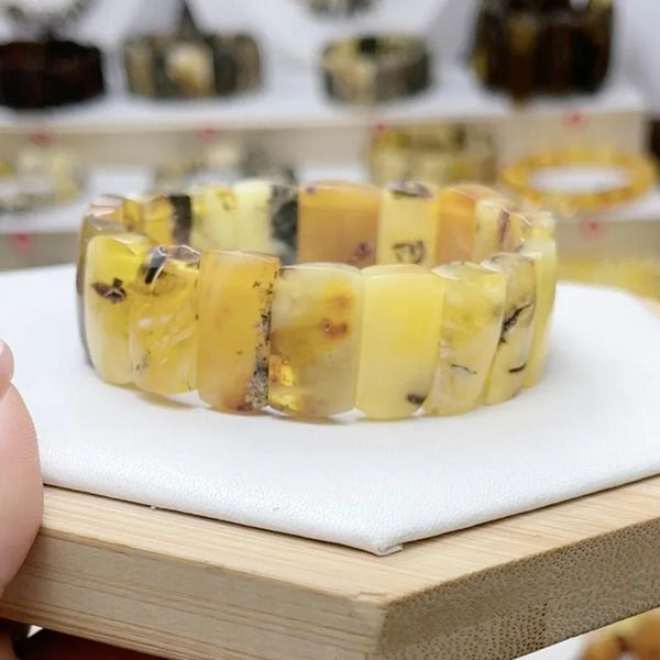 Yellow Amber Bracelet-ToShay.org