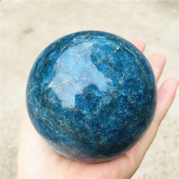 Blue Apatite Quartz Ball-ToShay.org