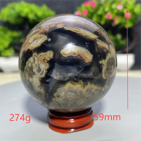 Fluorescent Agate Ball-ToShay.org