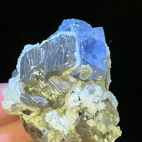 Blue Fluorite Crystal-ToShay.org