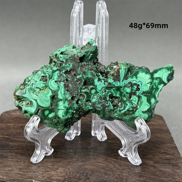 Green Malachite Raw Slice-ToShay.org