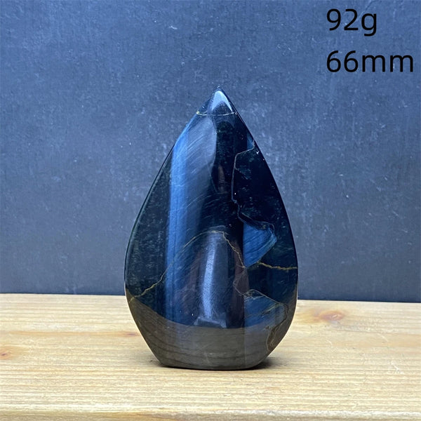 Blue Tiger Eye Stone Flame-ToShay.org