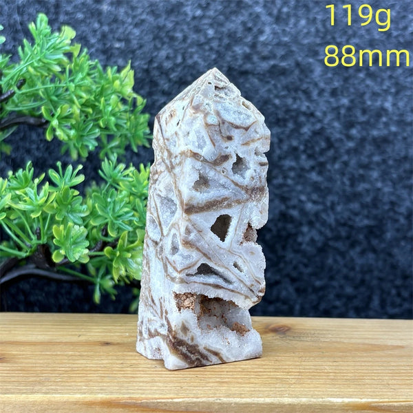 Purple Sphalerite Geode Tower-ToShay.org