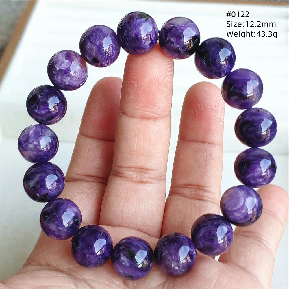 Purple Charoite Bracelet-ToShay.org