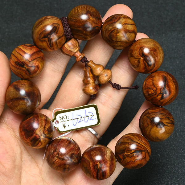 Wood Tiger Bead Bracelet-ToShay.org