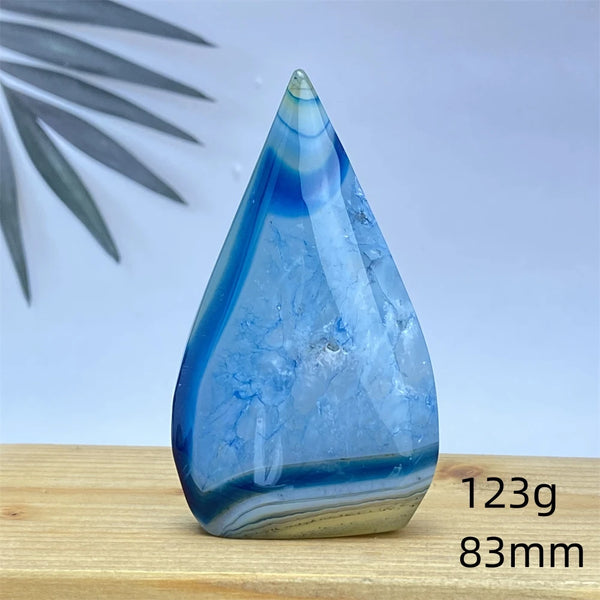 Blue Agate Torch-ToShay.org