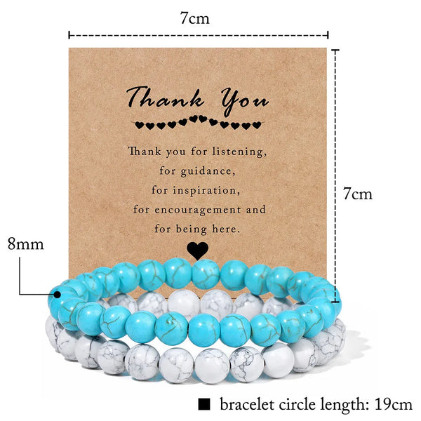 Mixed Quartz Crystal Bead Bracelet-ToShay.org