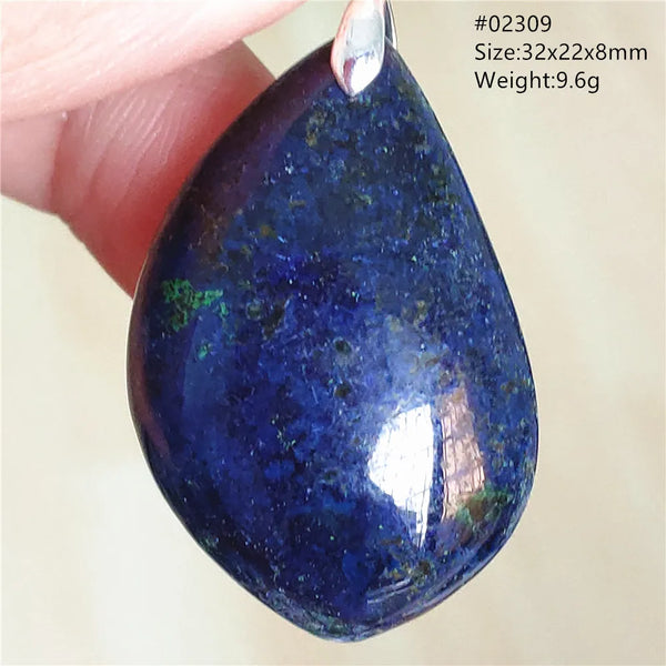 Blue Azulite Pendant-ToShay.org