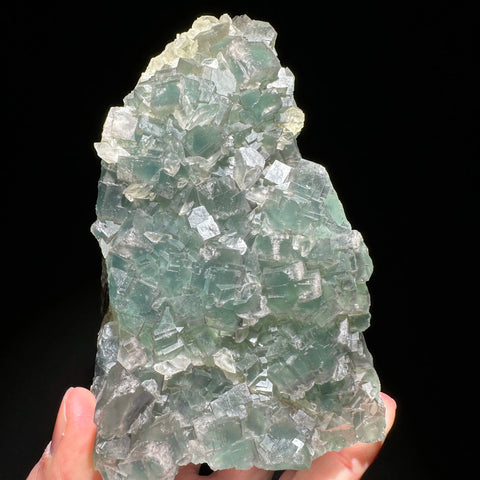 Green Diamond Fluorite Crystal-ToShay.org