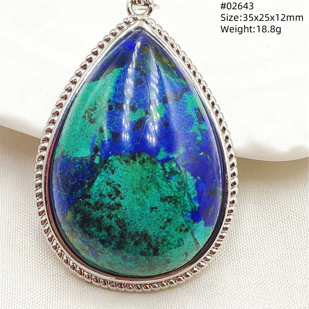 Blue Azurite Pendant-ToShay.org