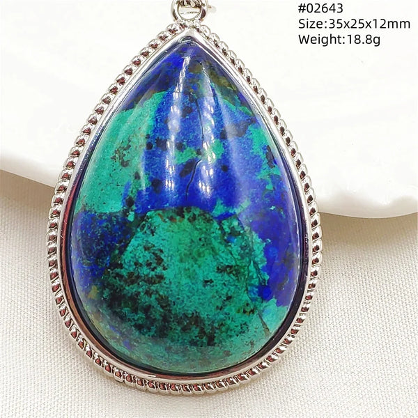 Blue Azurite Pendant-ToShay.org