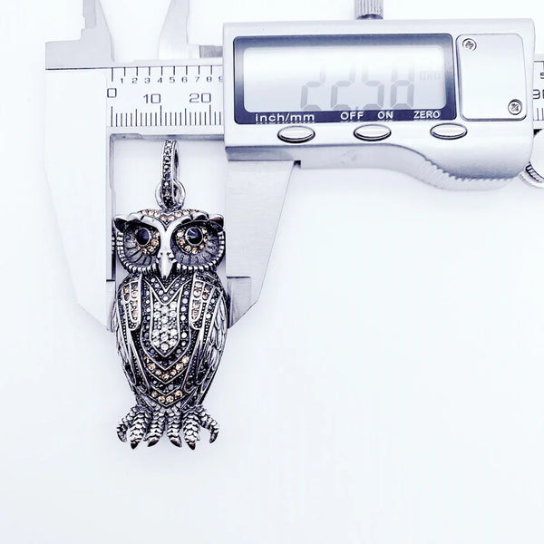 Silver Owl Pendant-ToShay.org
