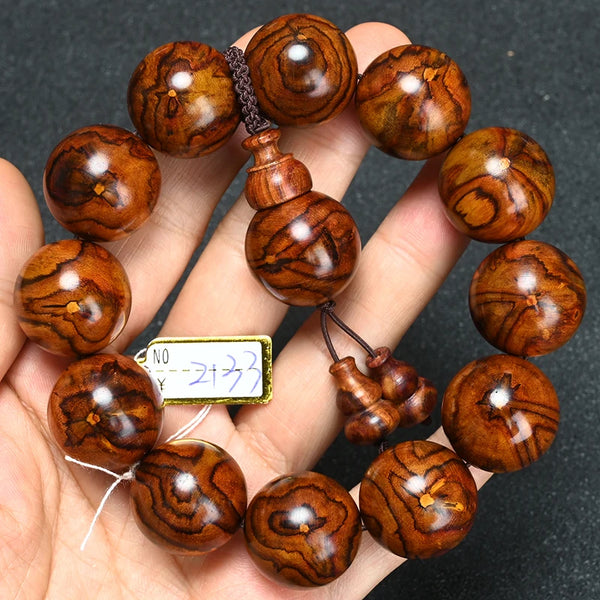 Wood Tiger Bead Bracelet-ToShay.org