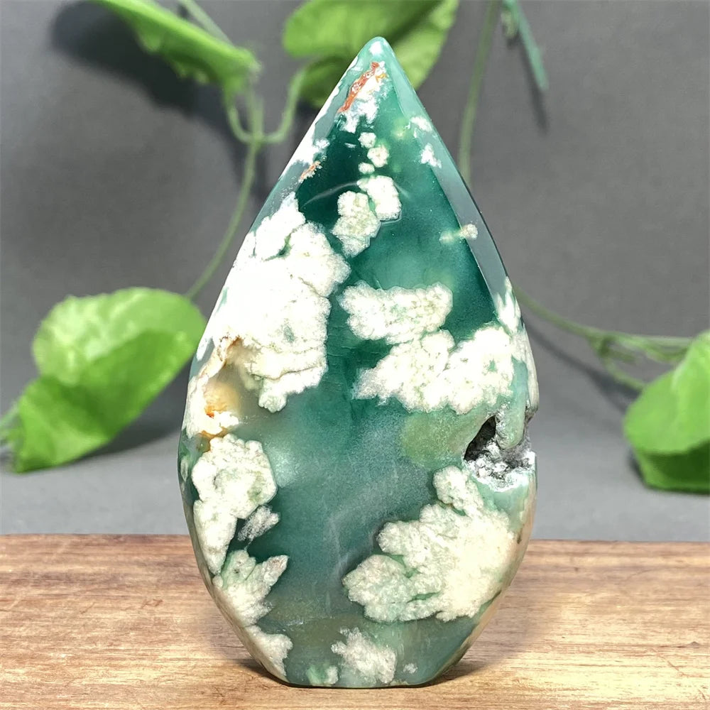Green Cherry Blossom Agate-ToShay.org