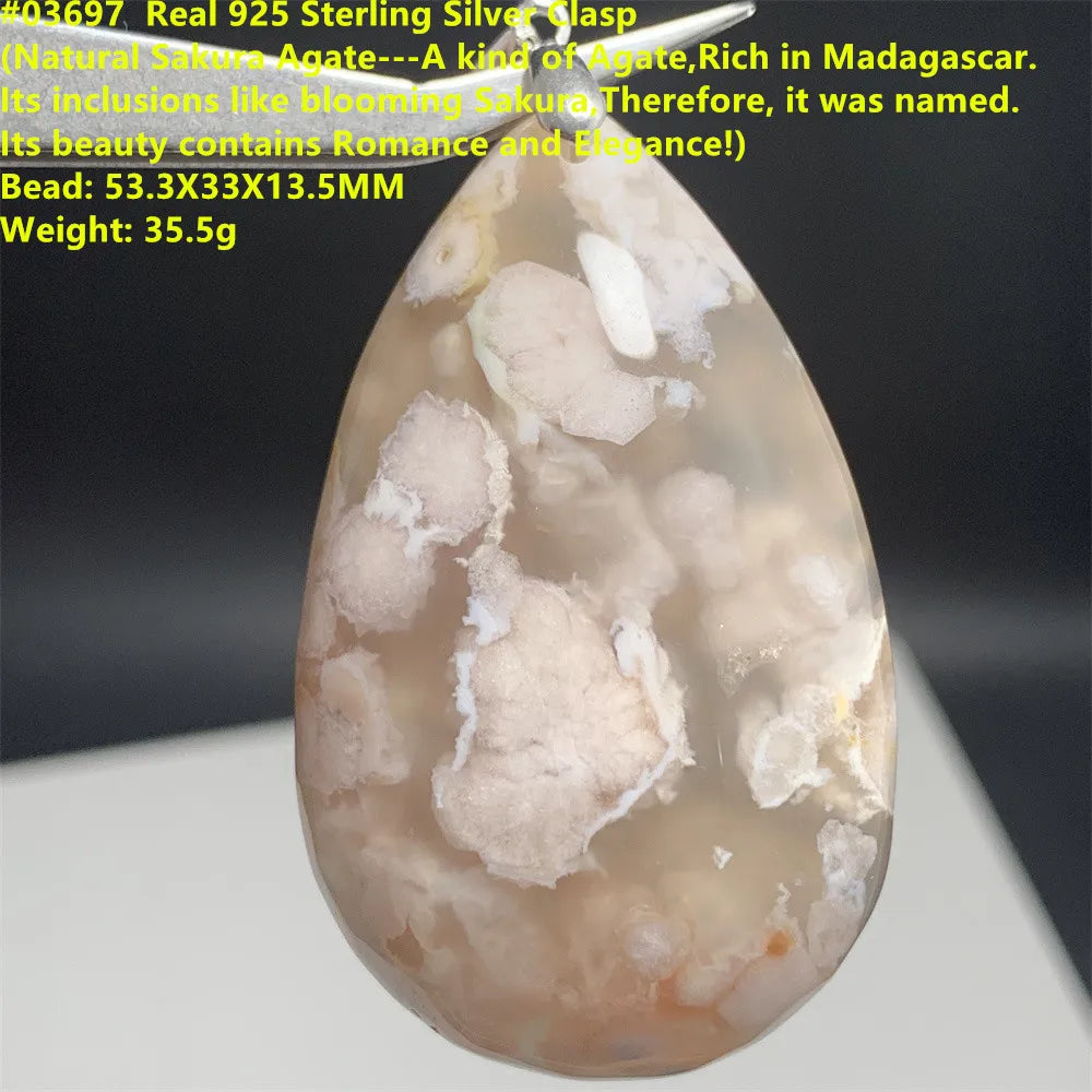 Pink Cherry Blossom Agate-ToShay.org