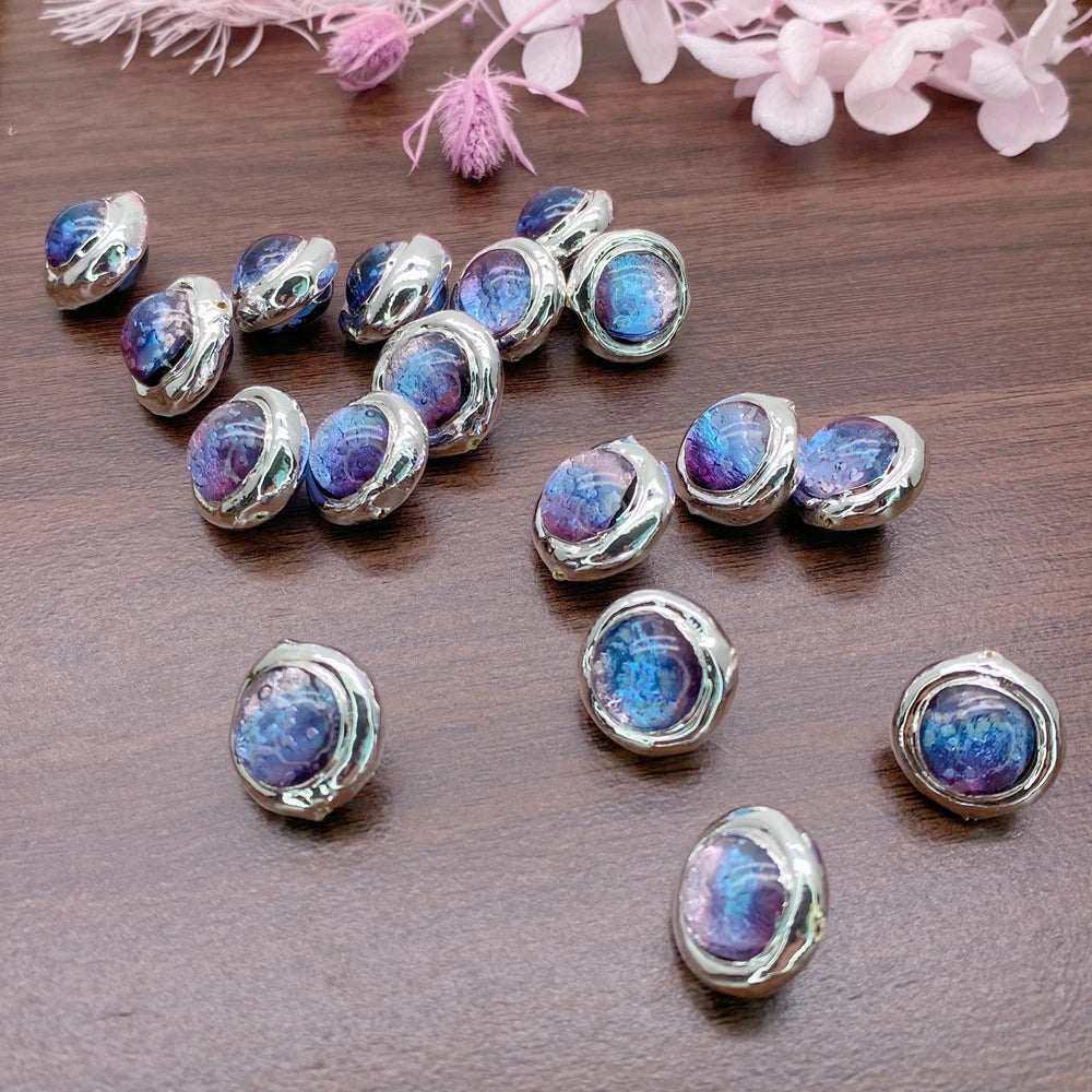 Purple Murano Glass Beads-ToShay.org