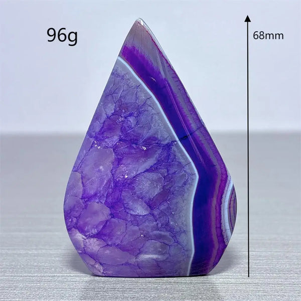 Violet Agate Torch-ToShay.org