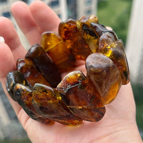 Yellow Amber Bracelet-ToShay.org