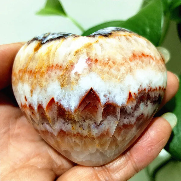 Red Striped Agate Heart-ToShay.org
