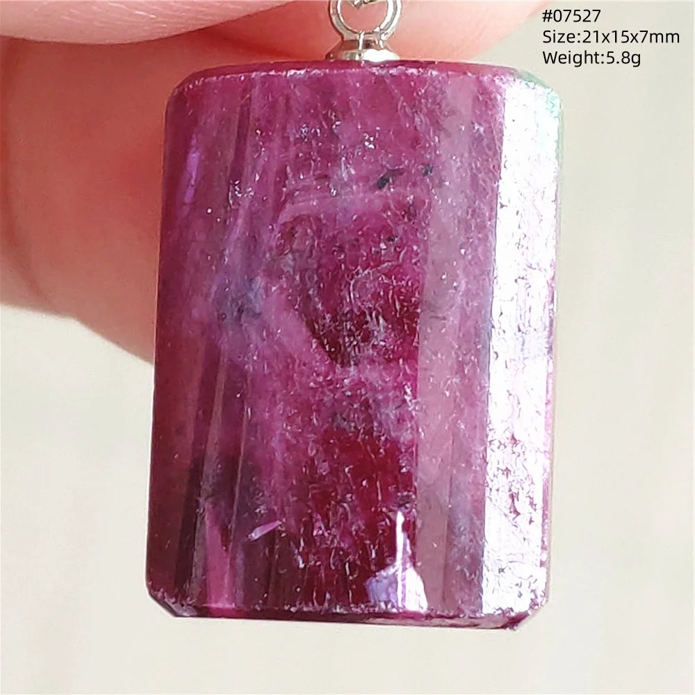 Red Ruby Zoisite Pendant-ToShay.org