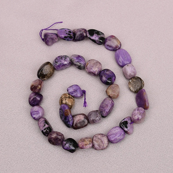 Purple Charoite Nugget Beads-ToShay.org