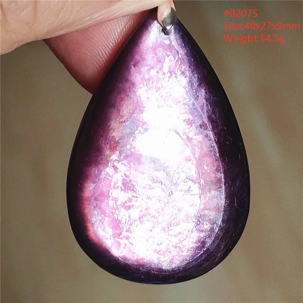 Purple Lepidolite Pendant-ToShay.org