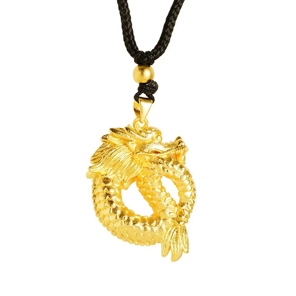 Gold Panlong Pendant-ToShay.org