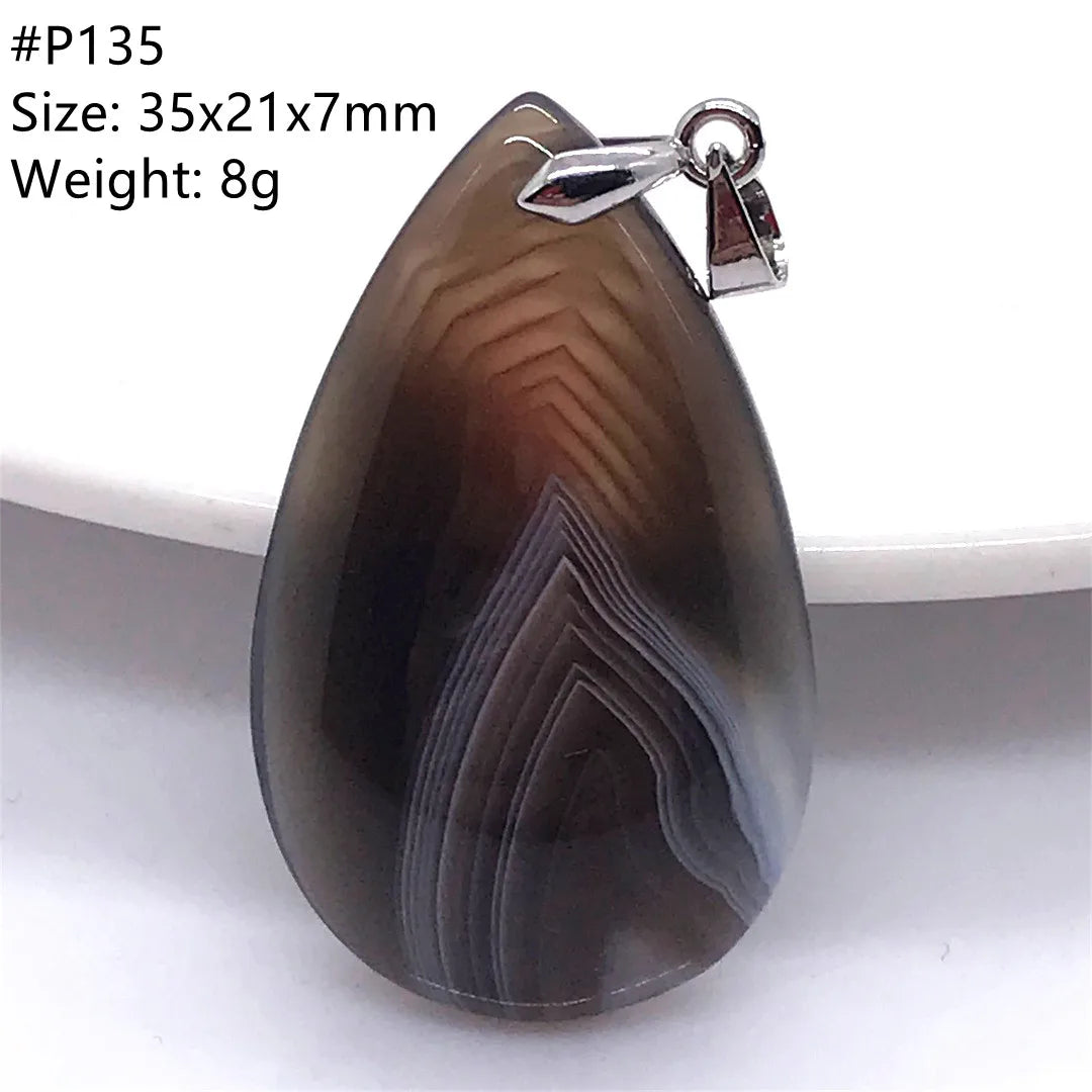 Black Lace Agate Pendant-ToShay.org
