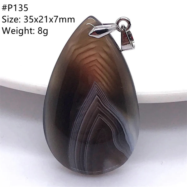 Black Lace Agate Pendant-ToShay.org