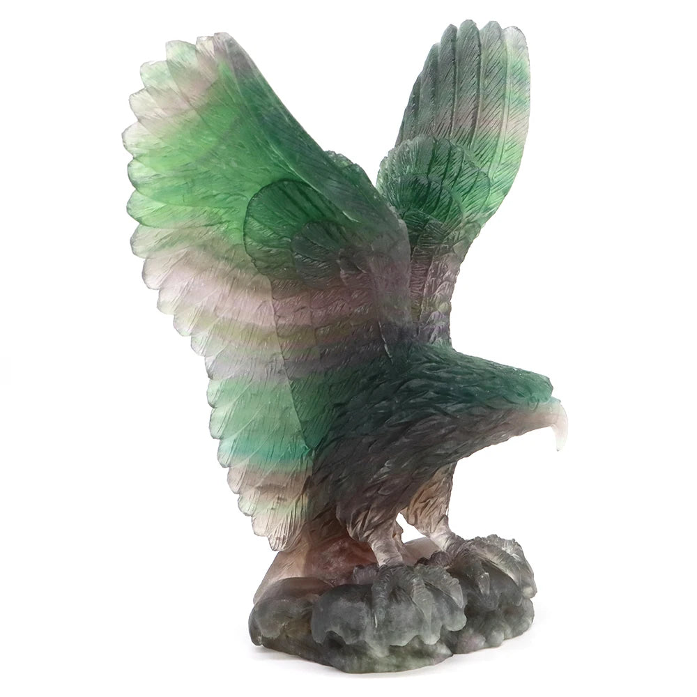 Green Fluorite Eagle-ToShay.org
