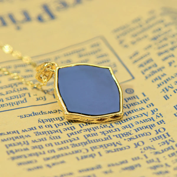 Gold Dragon Head Pendant-ToShay.org