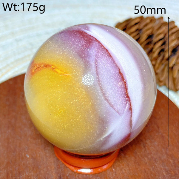 Yellow Mookaite Ball-ToShay.org