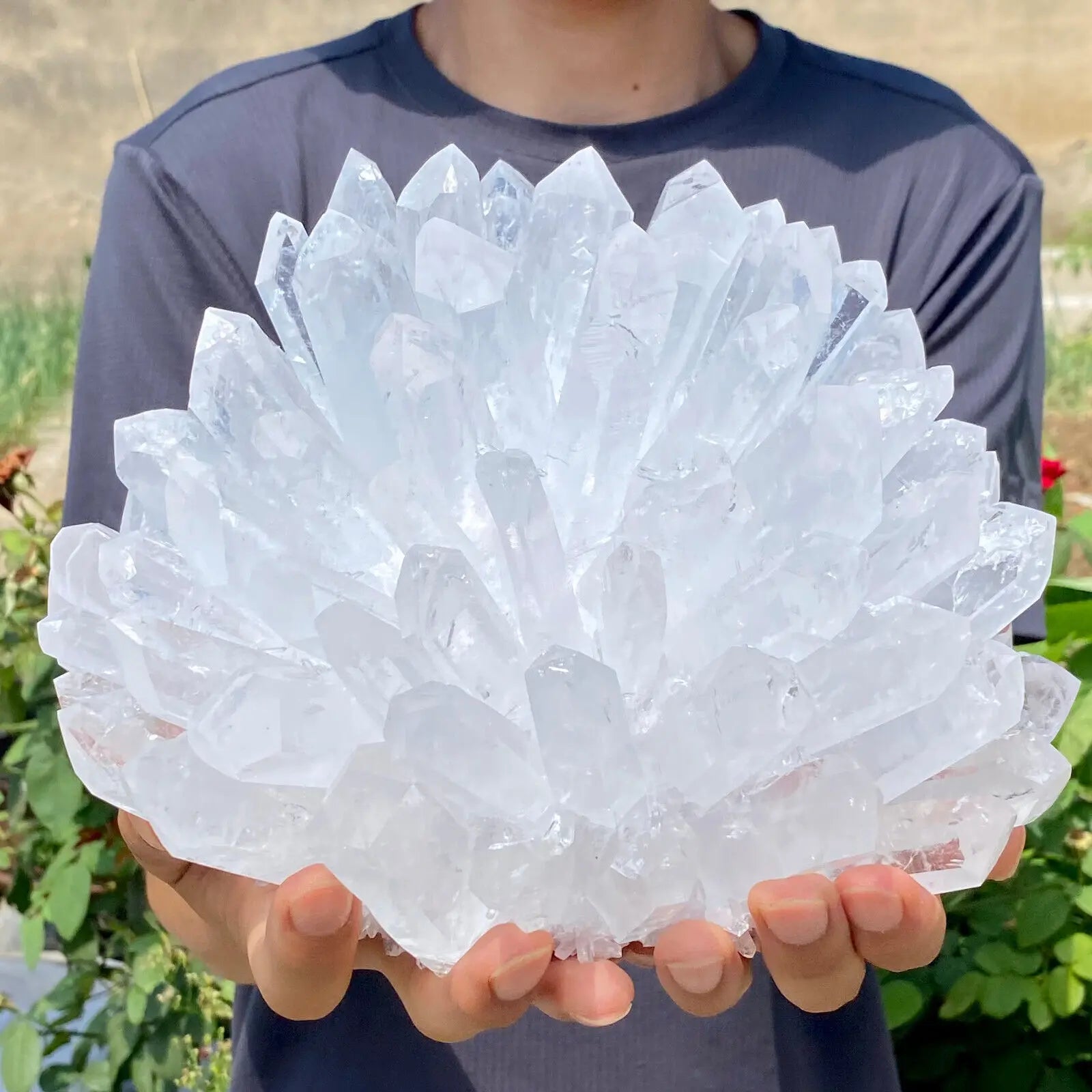 White Crystal Cluster-ToShay.org