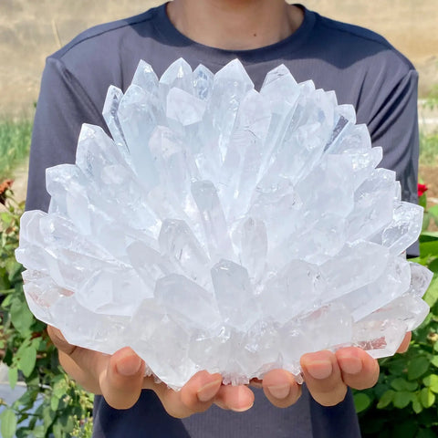 White Crystal Cluster-ToShay.org