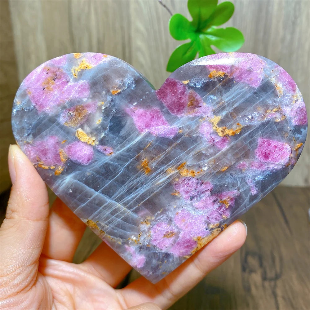 Pink Unicorn Tourmaline Heart-ToShay.org