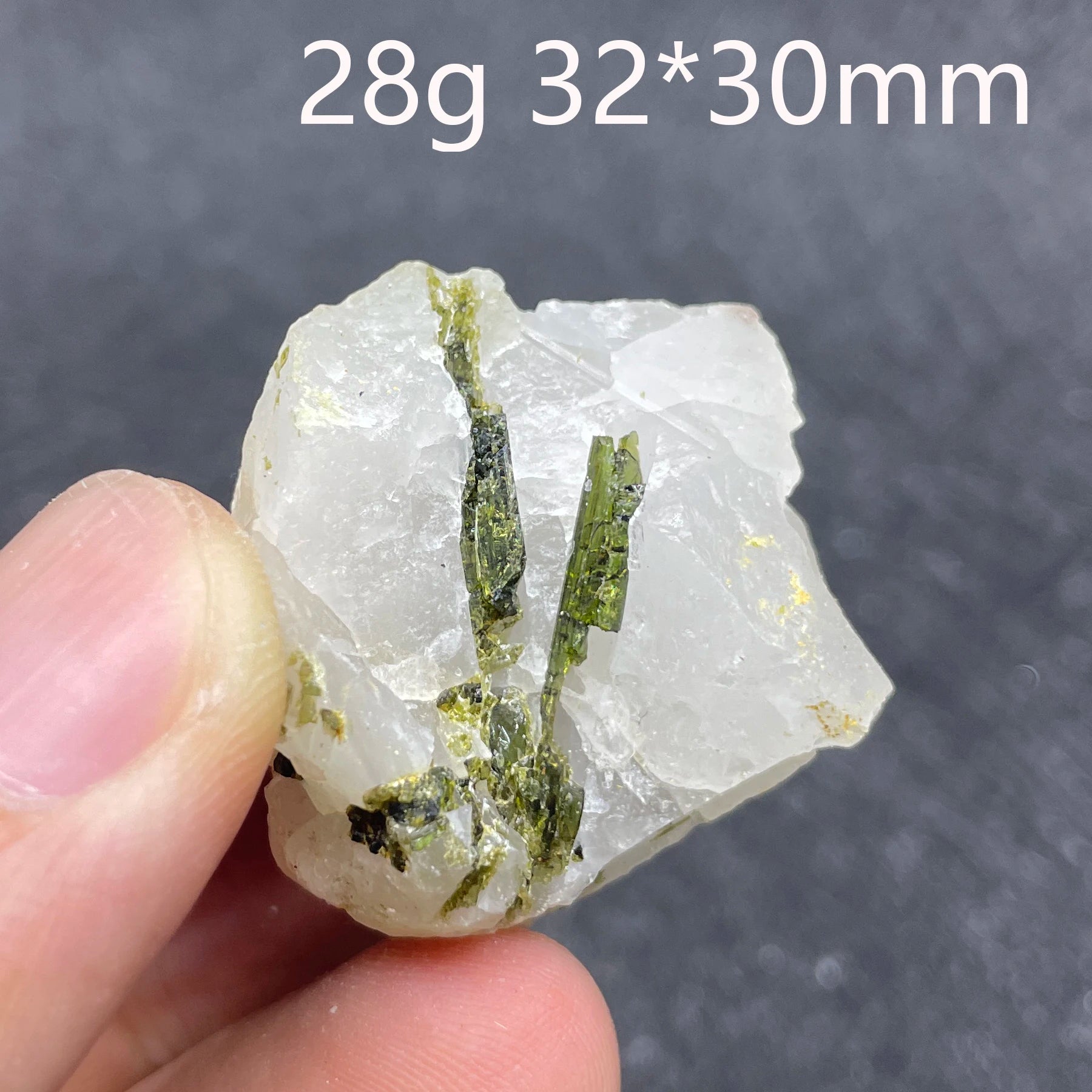 Green Tourmaline Crystal-ToShay.org