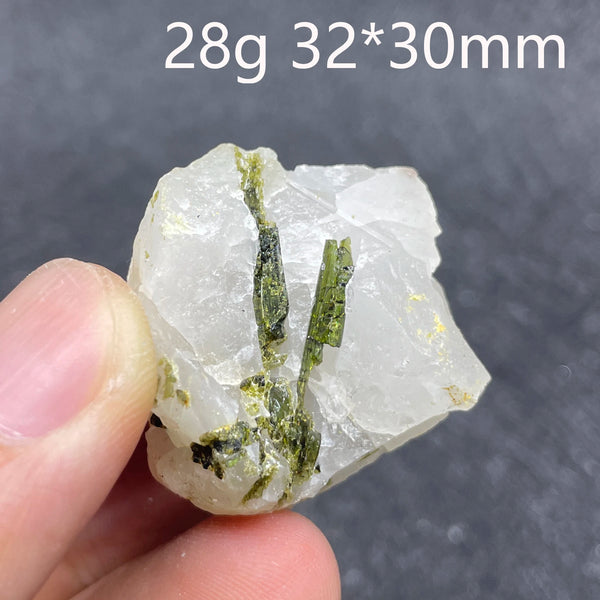Green Tourmaline Crystal-ToShay.org