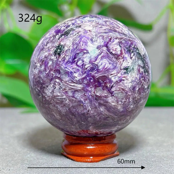 Purple Charoite Ball-ToShay.org