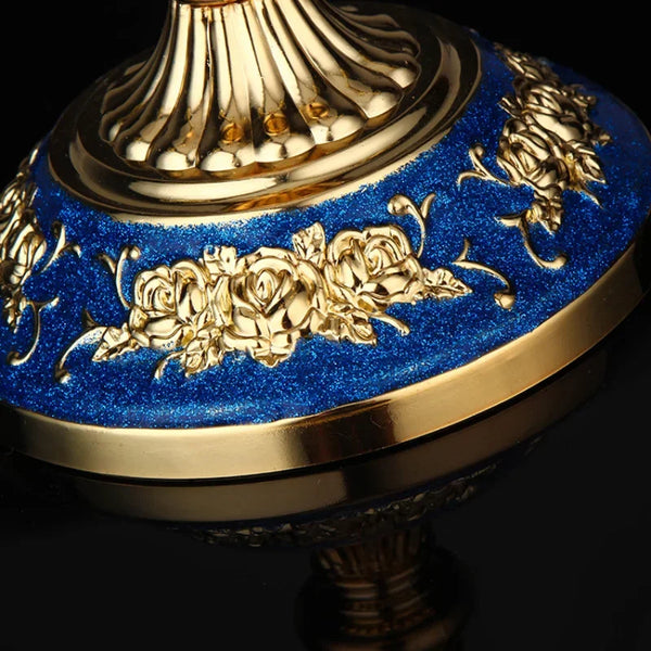 Blue Gold Candelabra-ToShay.org