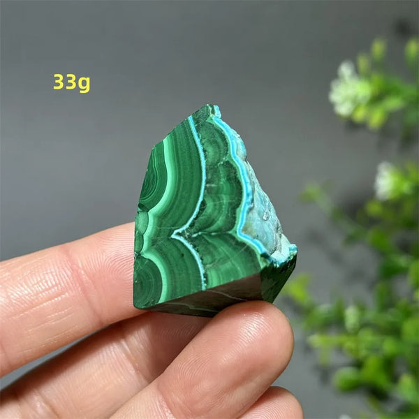 Green Peacock Rough Stone-ToShay.org