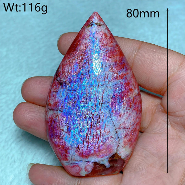 Red Fire Quartz Moonstone-ToShay.org