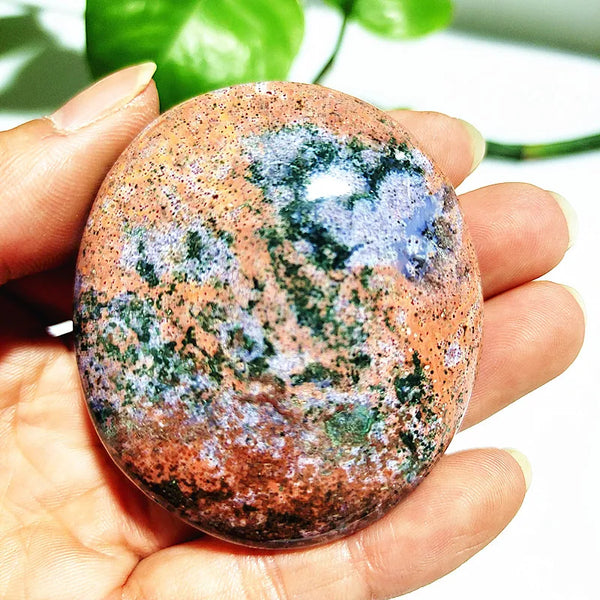 Ocean Jasper Palm Stone-ToShay.org