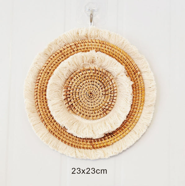 Straw Woven Wall Decorations-ToShay.org