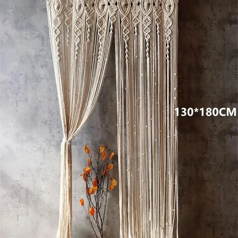Macrame Curtain-ToShay.org