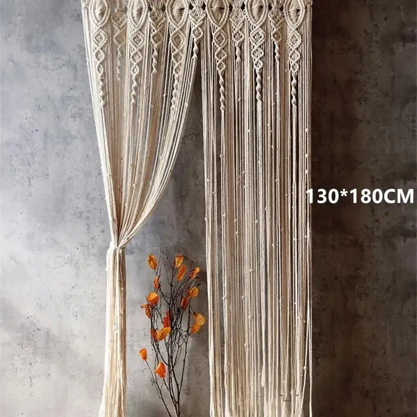 Macrame Curtain-ToShay.org