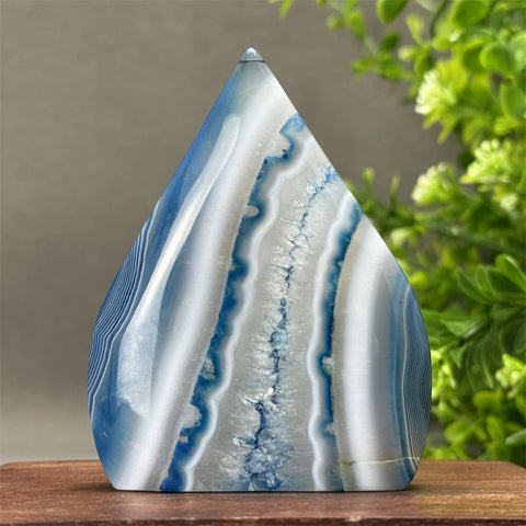 Blue Agate Torch-ToShay.org