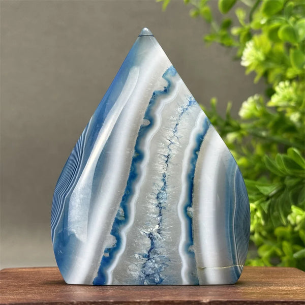 Blue Agate Torch-ToShay.org