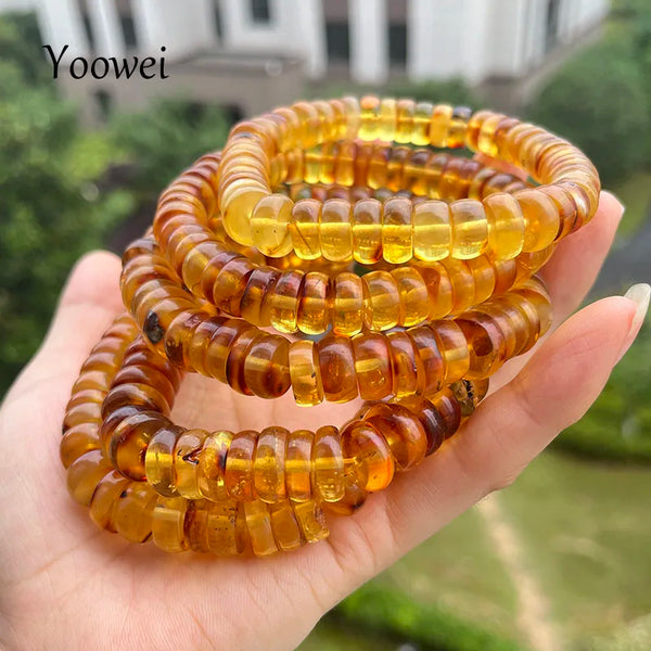 Yellow Amber Bracelet-ToShay.org