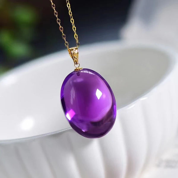 Purple Amethyst Quartz Pendant-ToShay.org